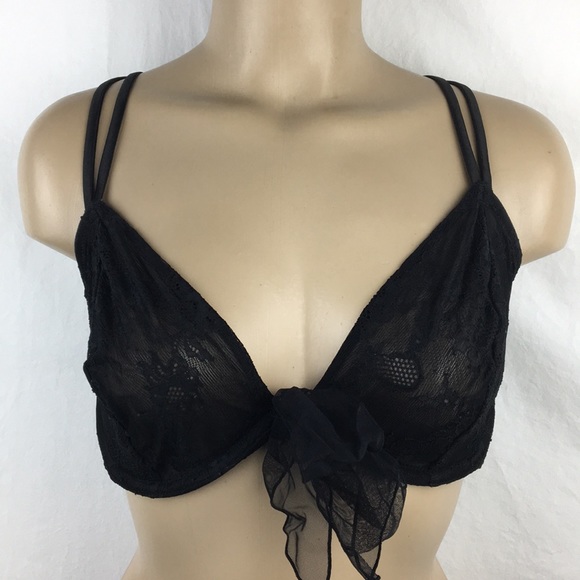 Cacique Intimates & Sleepwear Cacique Sophie Theallet Black Sheer